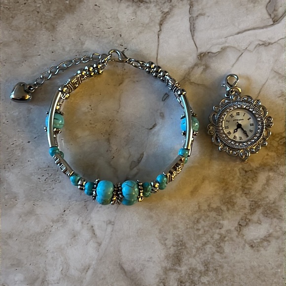 Blue Howlite Bracelet & Watch - Picture 4 of 5